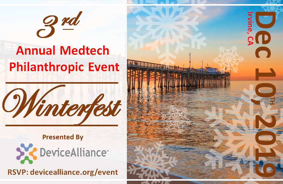 3rd Annual MedTech Holiday Philanthropic Event: WINTERFEST